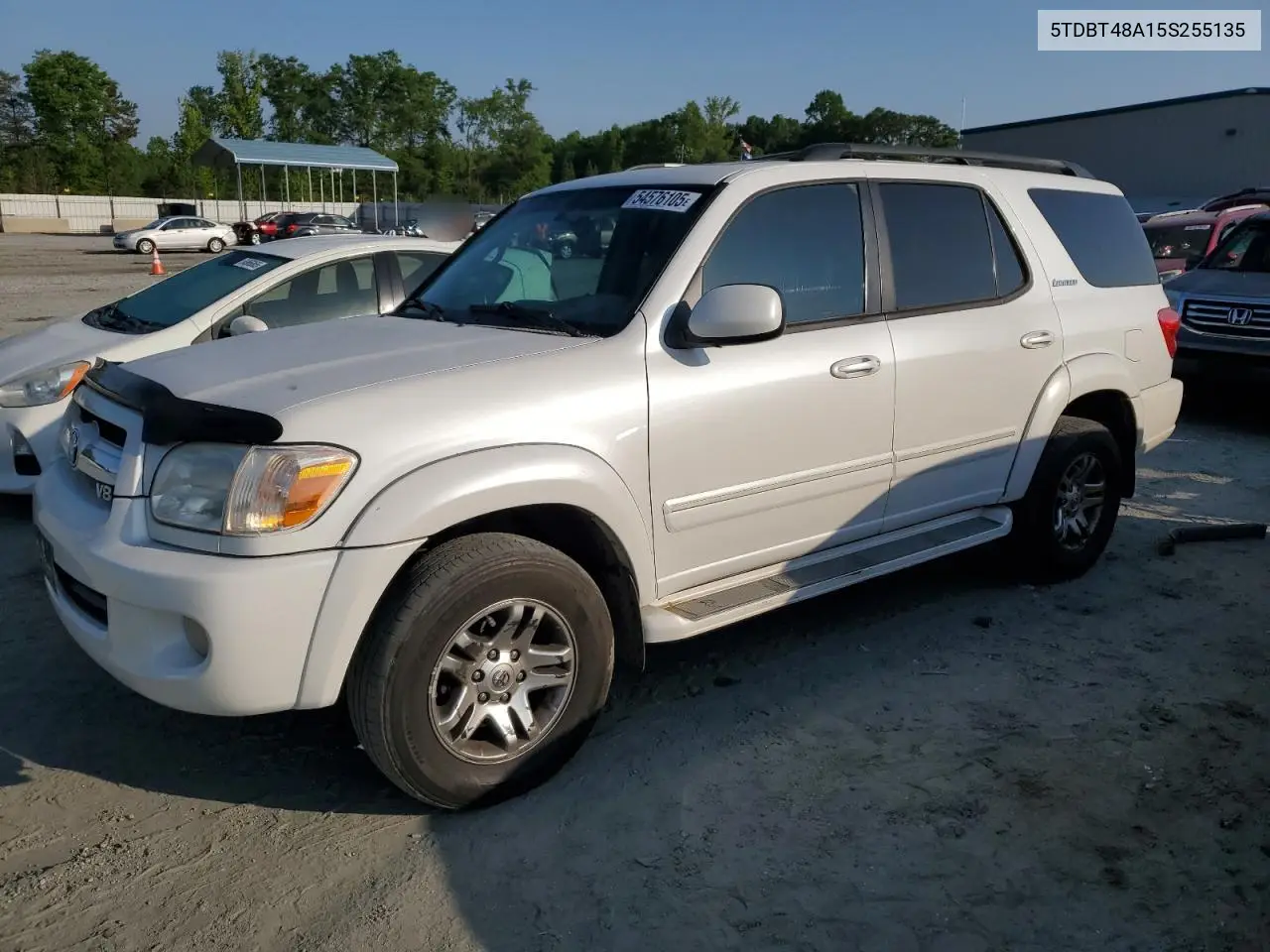 2005 Toyota Sequoia Limited VIN: 5TDBT48A15S255135 Lot: 54576105