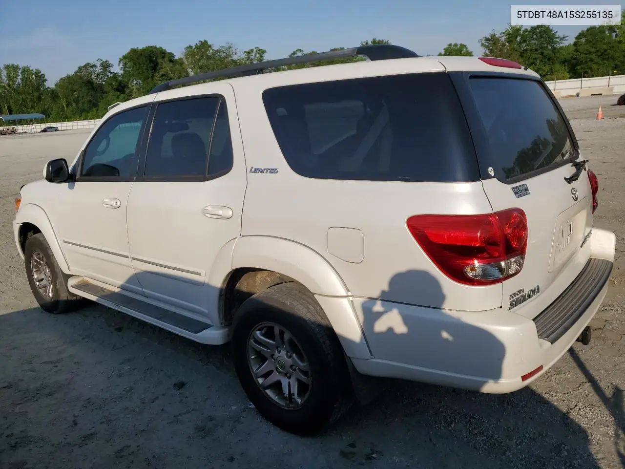 2005 Toyota Sequoia Limited VIN: 5TDBT48A15S255135 Lot: 54576105
