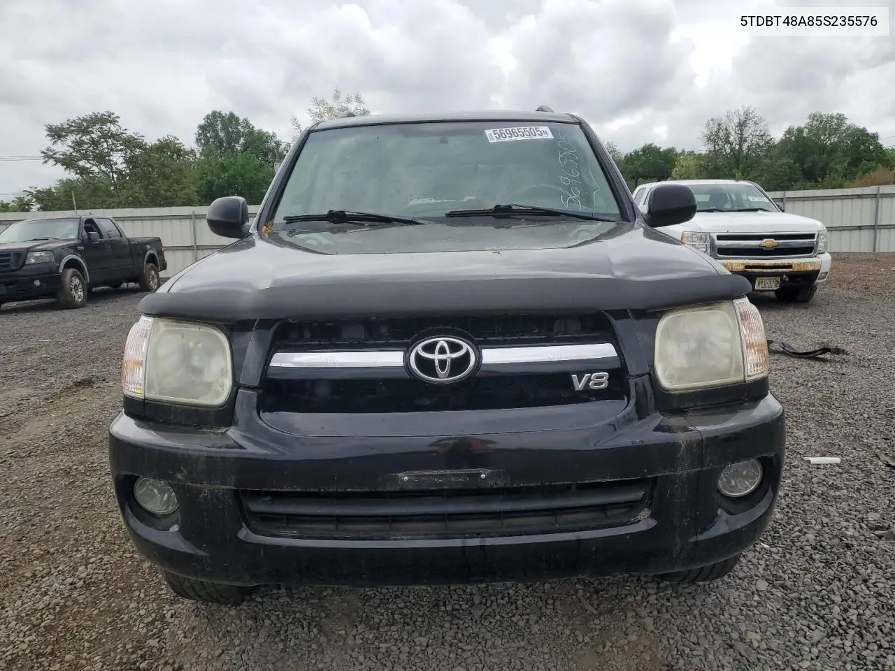 2005 Toyota Sequoia Limited VIN: 5TDBT48A85S235576 Lot: 56965505