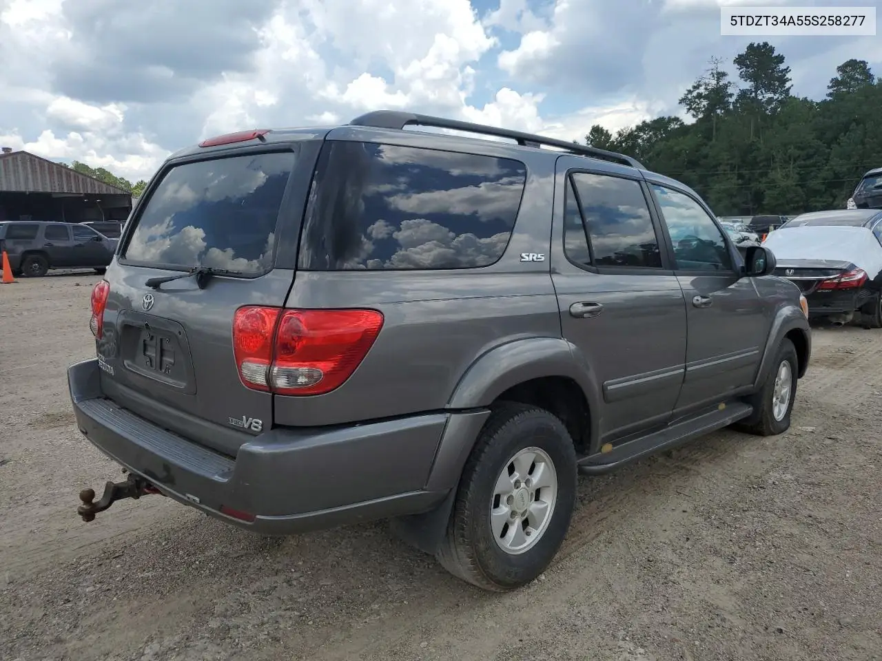 2005 Toyota Sequoia Sr5 VIN: 5TDZT34A55S258277 Lot: 61804805