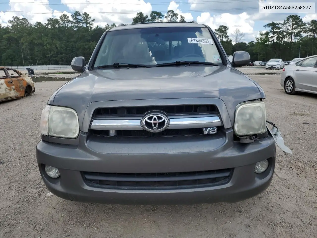 2005 Toyota Sequoia Sr5 VIN: 5TDZT34A55S258277 Lot: 61804805