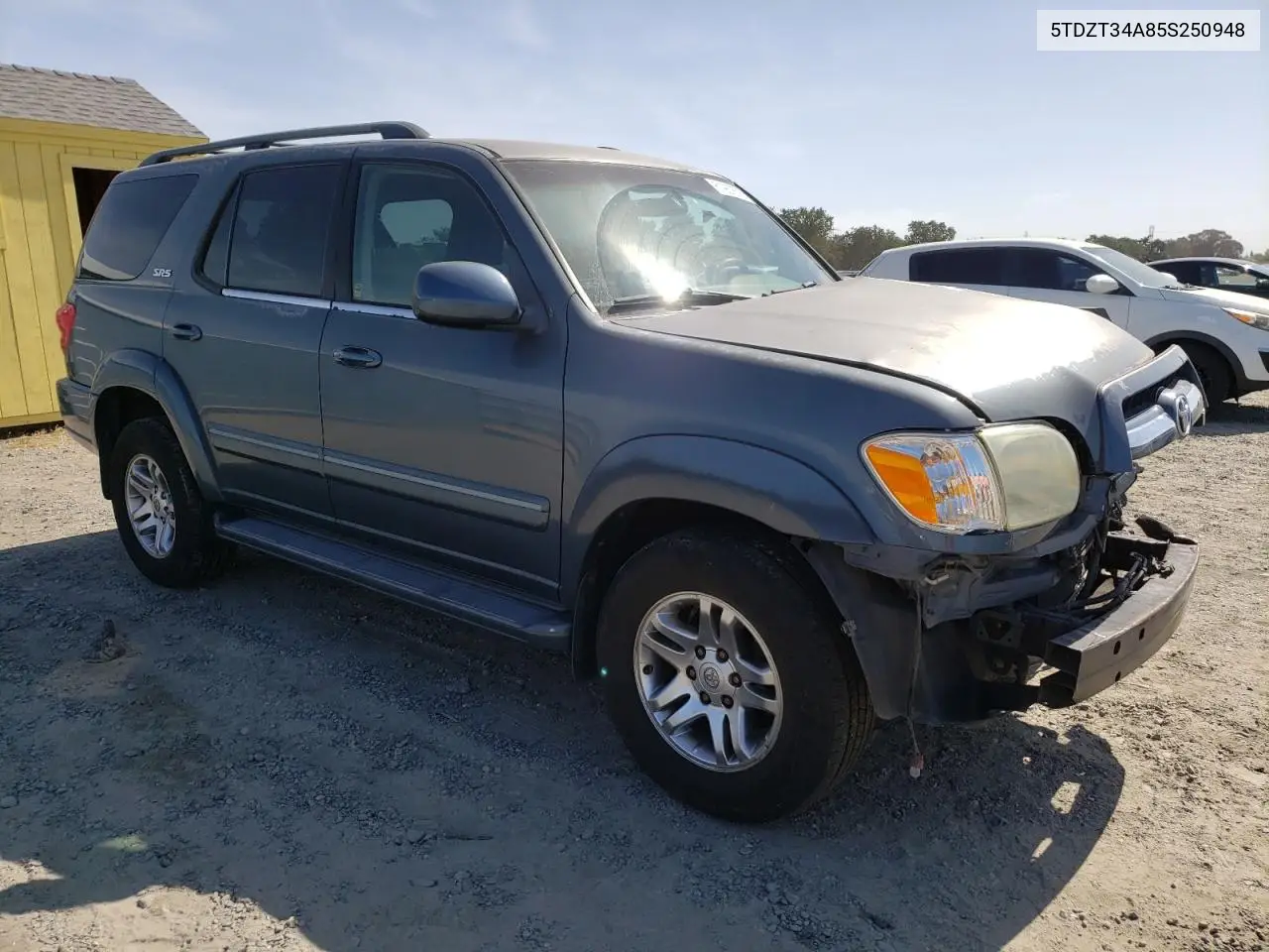 2005 Toyota Sequoia Sr5 VIN: 5TDZT34A85S250948 Lot: 61967675