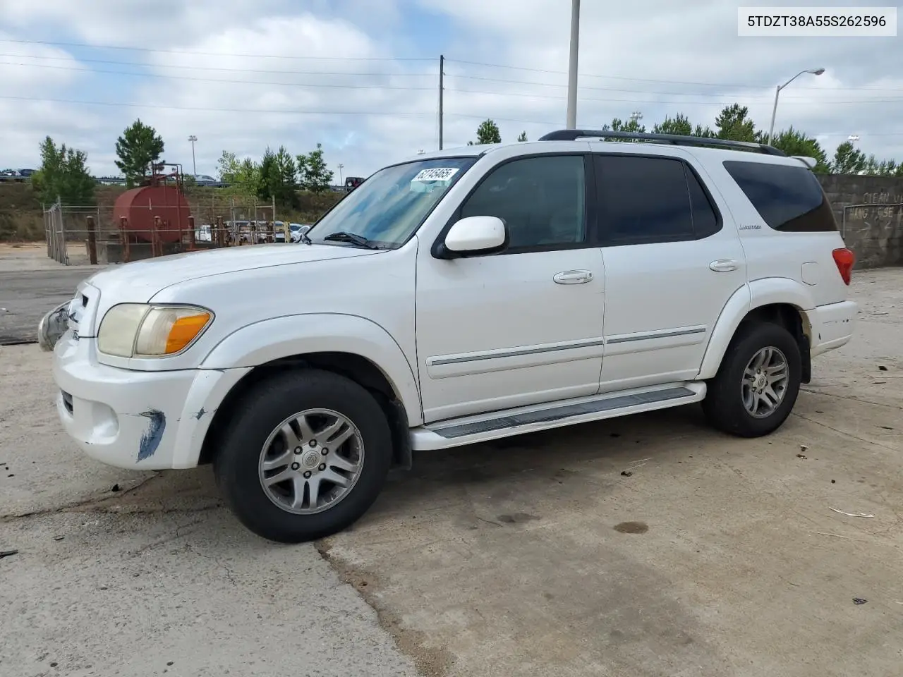2005 Toyota Sequoia Limited VIN: 5TDZT38A55S262596 Lot: 62745465
