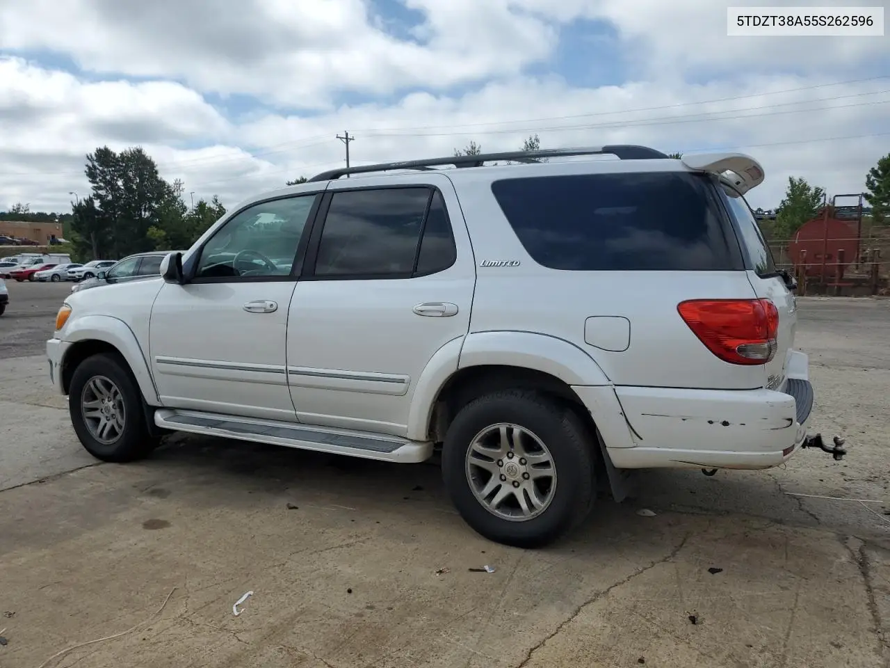 2005 Toyota Sequoia Limited VIN: 5TDZT38A55S262596 Lot: 62745465