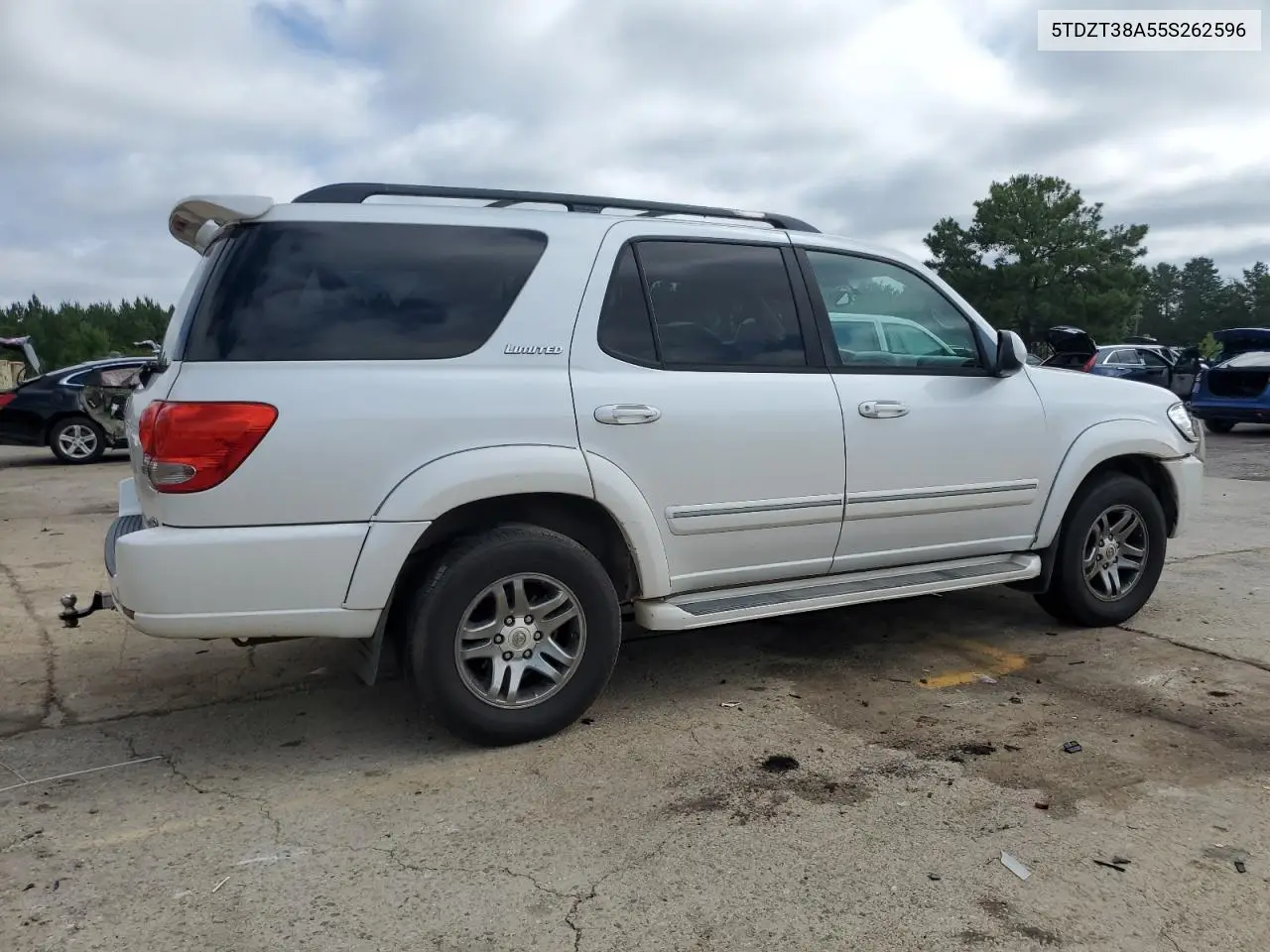 2005 Toyota Sequoia Limited VIN: 5TDZT38A55S262596 Lot: 62745465