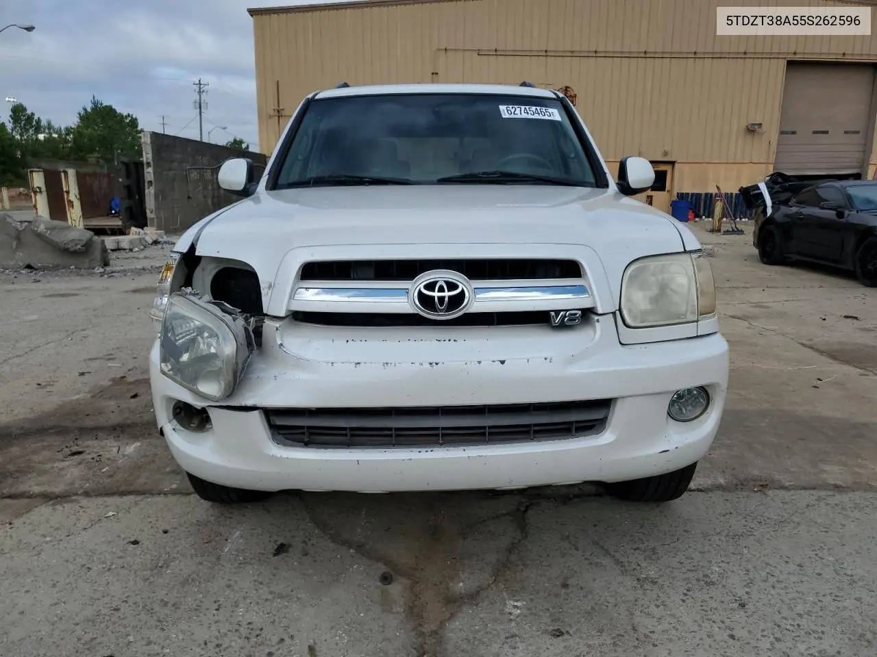 2005 Toyota Sequoia Limited VIN: 5TDZT38A55S262596 Lot: 62745465