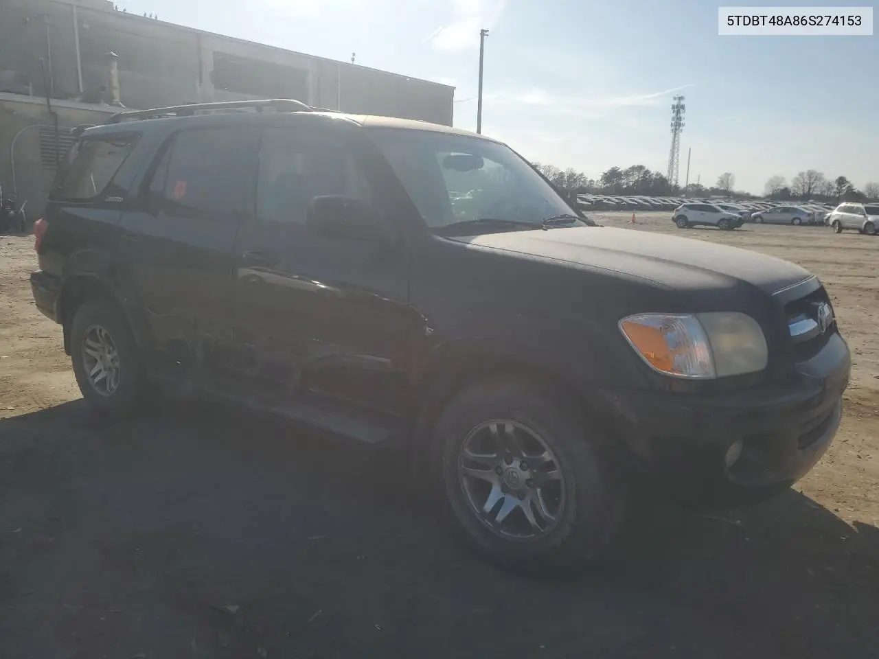 2006 Toyota Sequoia Limited VIN: 5TDBT48A86S274153 Lot: 48577025