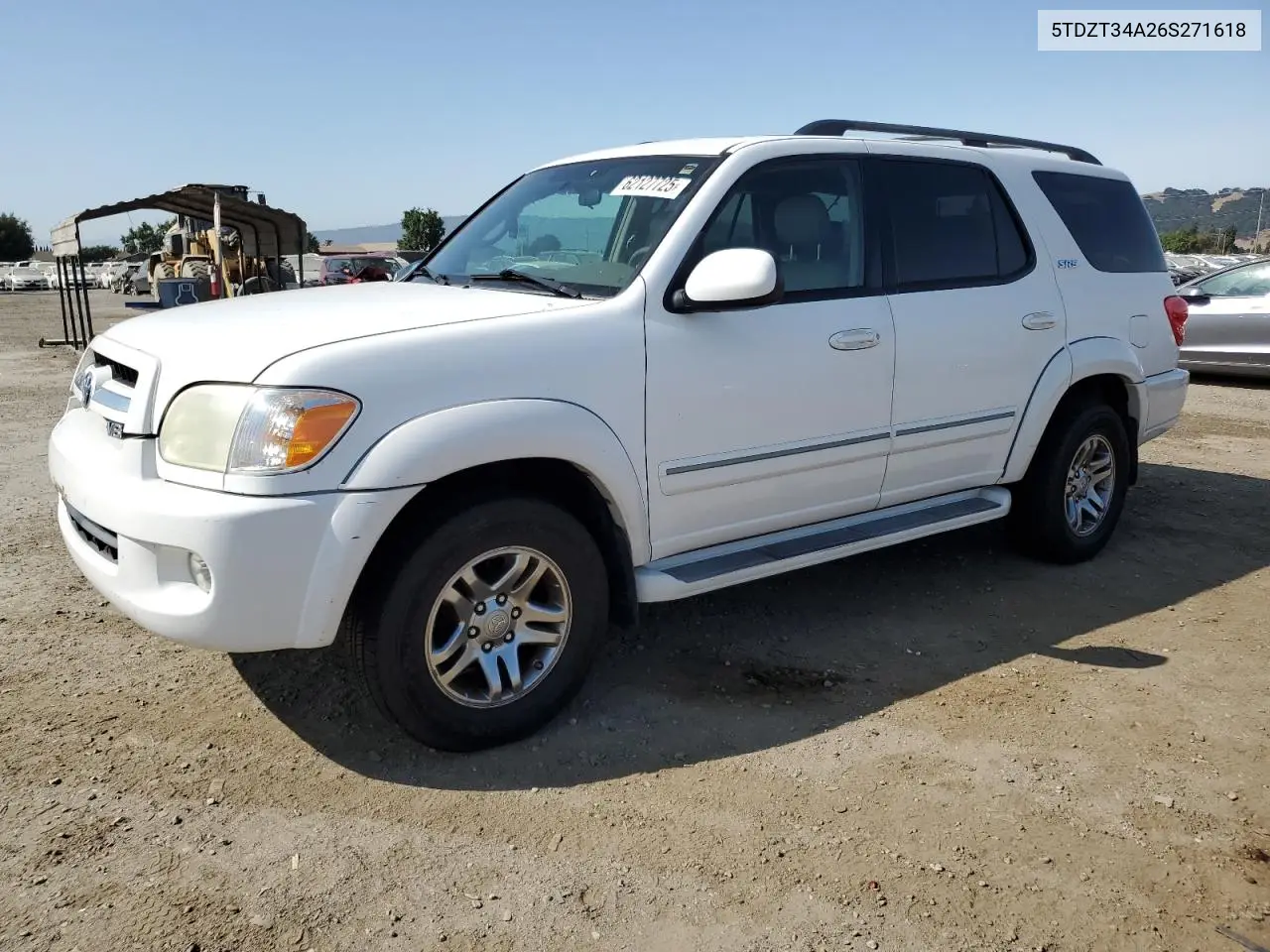 2006 Toyota Sequoia Sr5 VIN: 5TDZT34A26S271618 Lot: 62127725