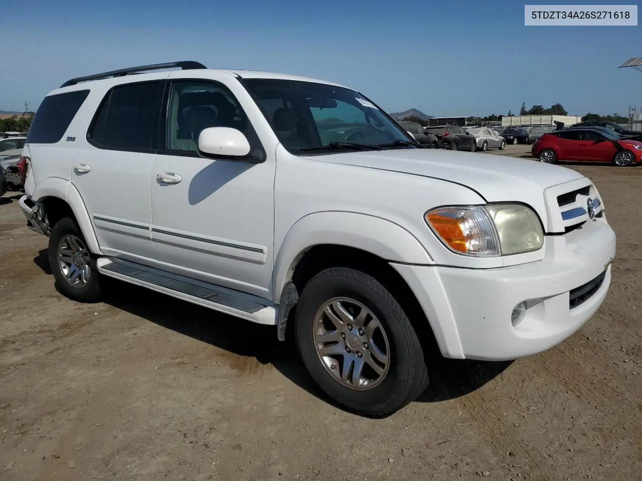 2006 Toyota Sequoia Sr5 VIN: 5TDZT34A26S271618 Lot: 62127725