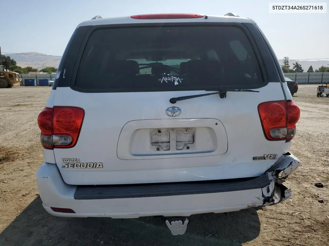 2006 Toyota Sequoia Sr5 VIN: 5TDZT34A26S271618 Lot: 62127725
