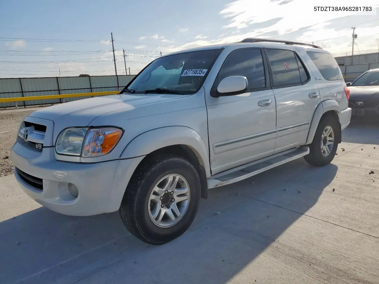 2006 Toyota Sequoia Limited VIN: 5TDZT38A96S281783 Lot: 62719835