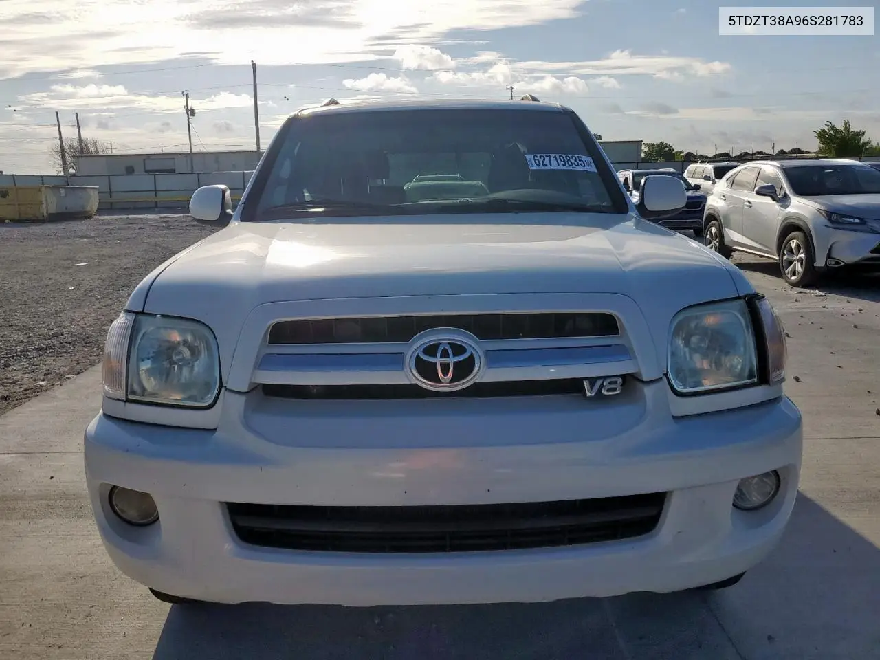 2006 Toyota Sequoia Limited VIN: 5TDZT38A96S281783 Lot: 62719835