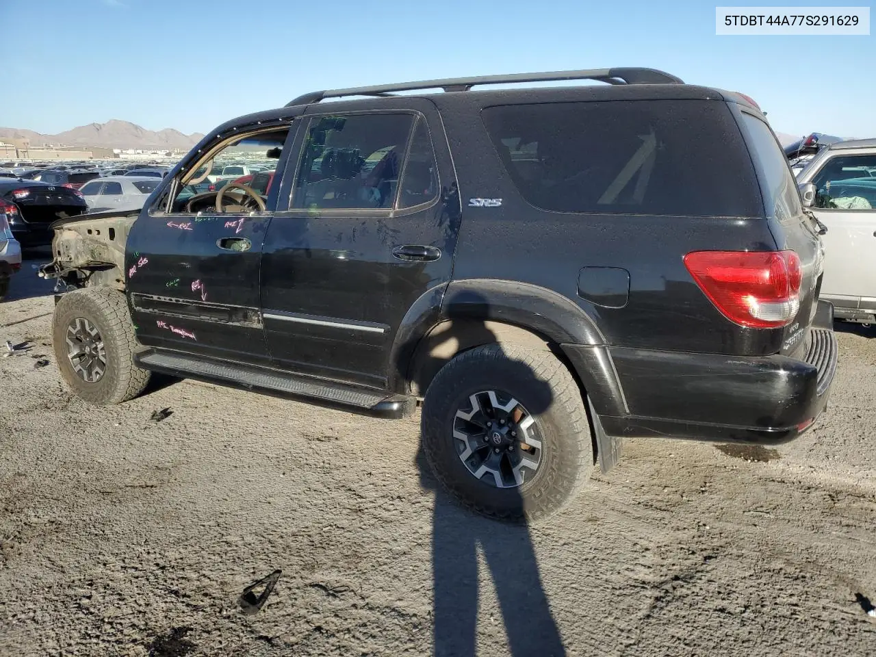 2007 Toyota Sequoia Sr5 VIN: 5TDBT44A77S291629 Lot: 44637135