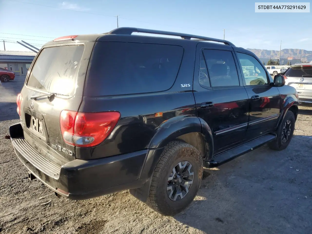 2007 Toyota Sequoia Sr5 VIN: 5TDBT44A77S291629 Lot: 44637135