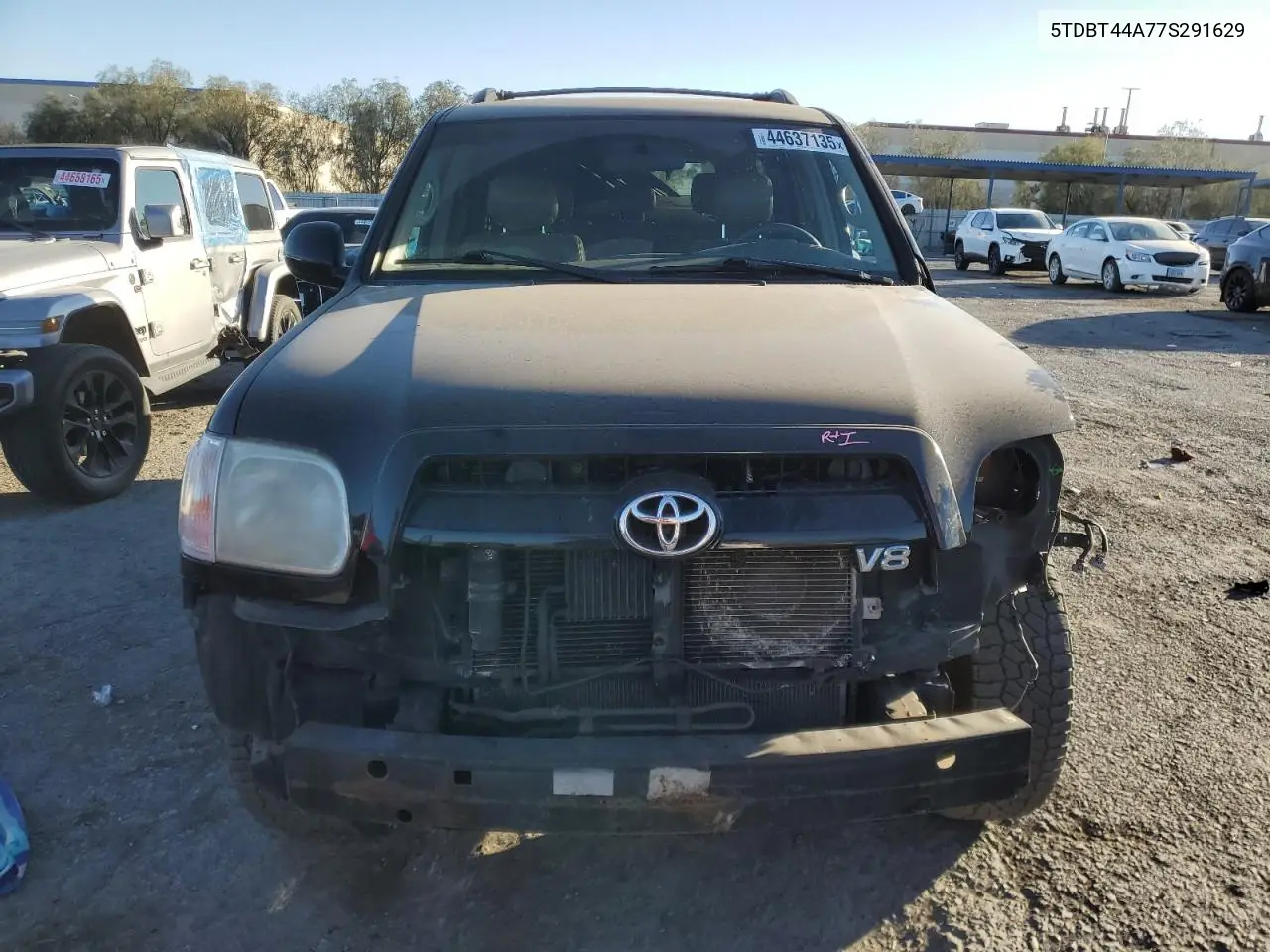 2007 Toyota Sequoia Sr5 VIN: 5TDBT44A77S291629 Lot: 44637135