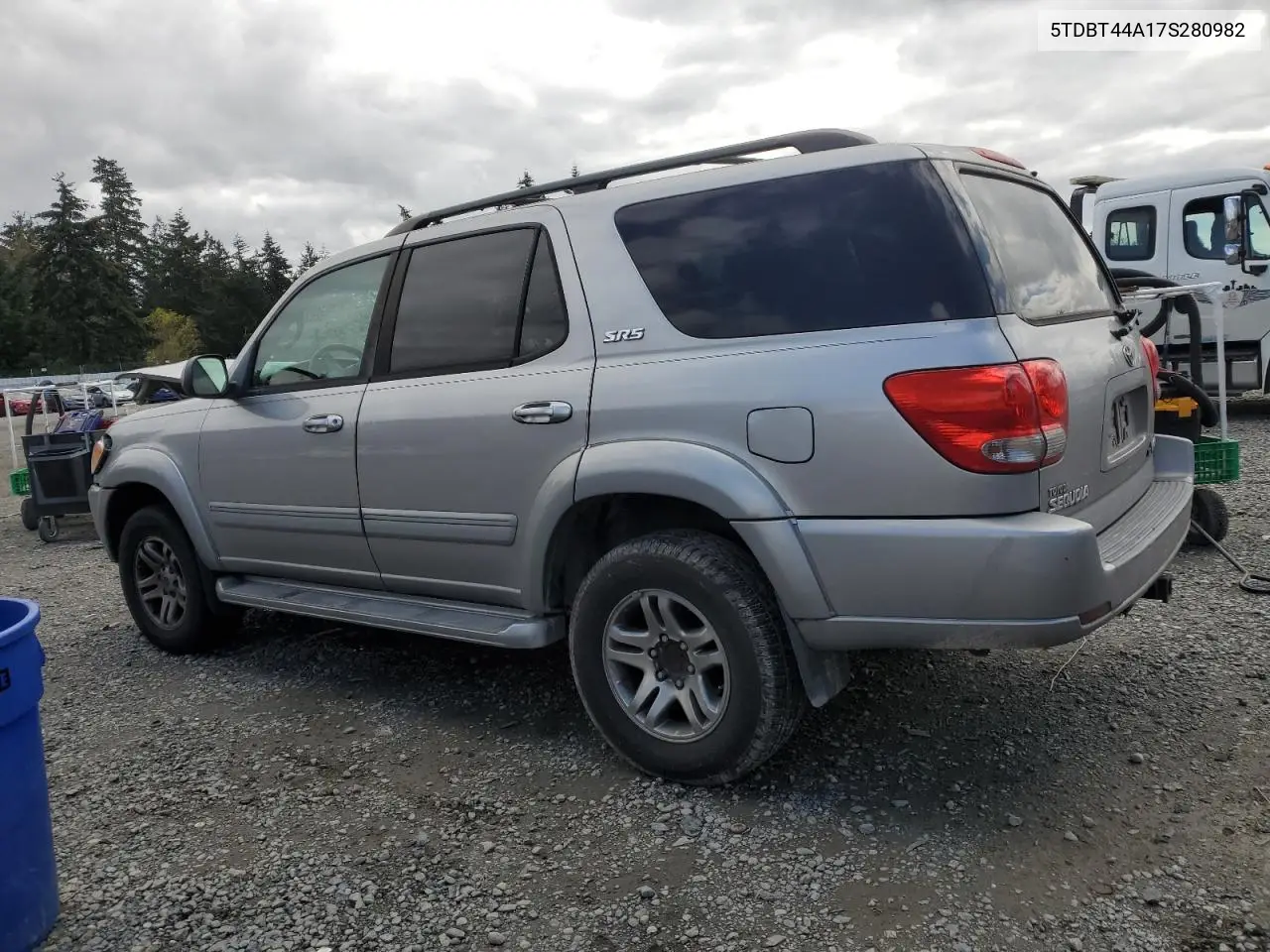 2007 Toyota Sequoia Sr5 VIN: 5TDBT44A17S280982 Lot: 52850655