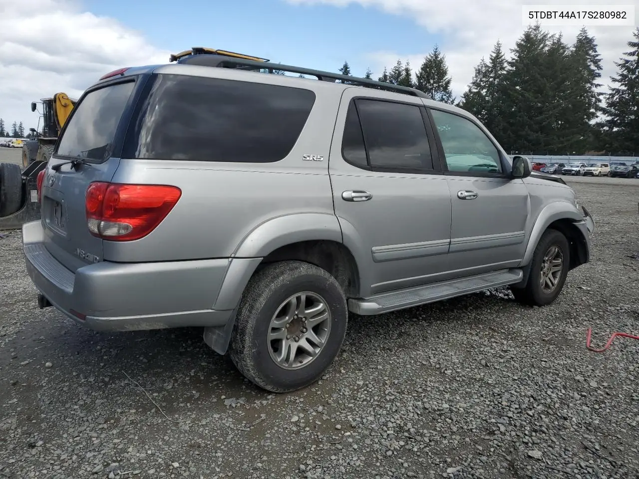 2007 Toyota Sequoia Sr5 VIN: 5TDBT44A17S280982 Lot: 52850655
