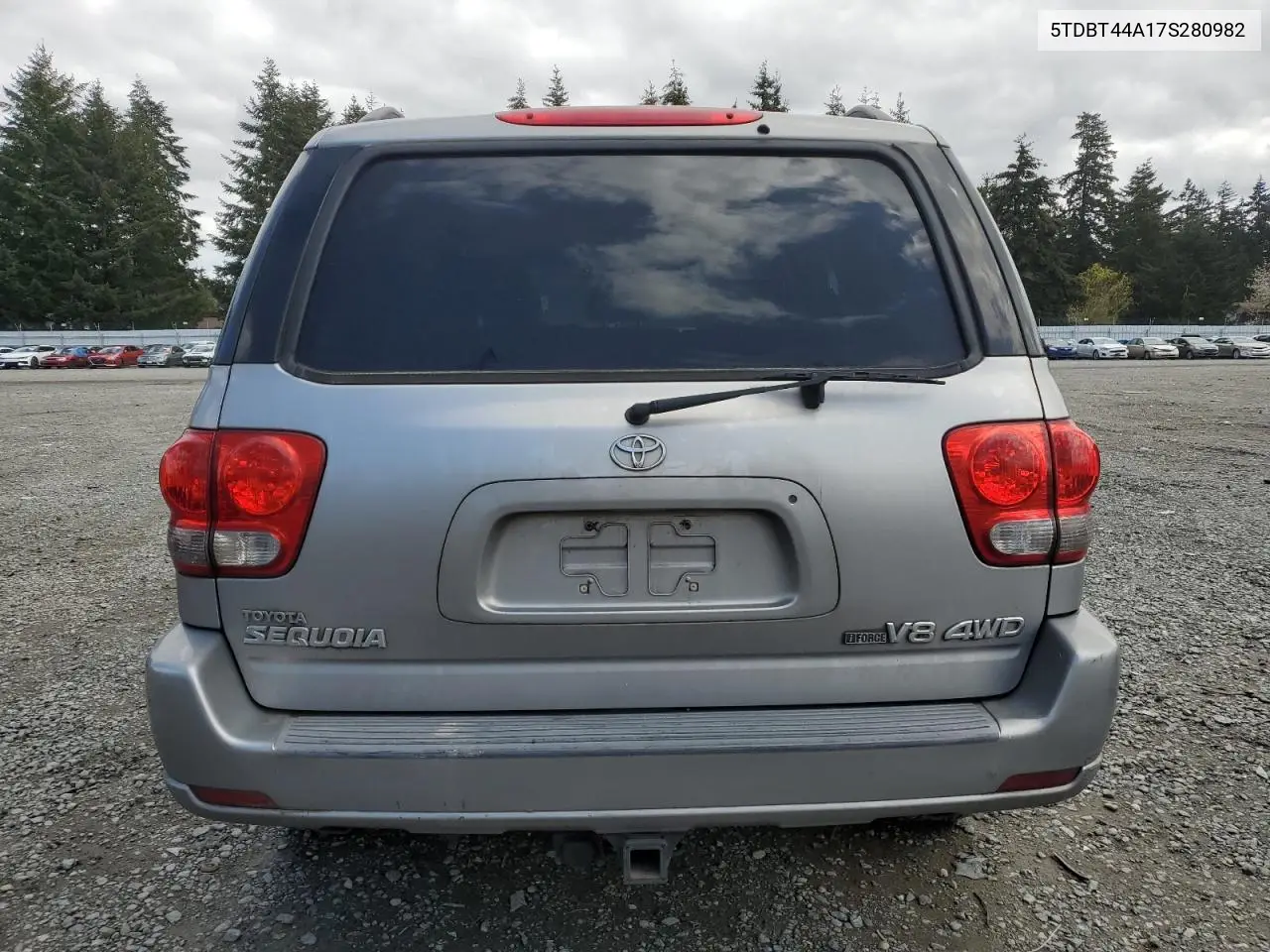 2007 Toyota Sequoia Sr5 VIN: 5TDBT44A17S280982 Lot: 52850655
