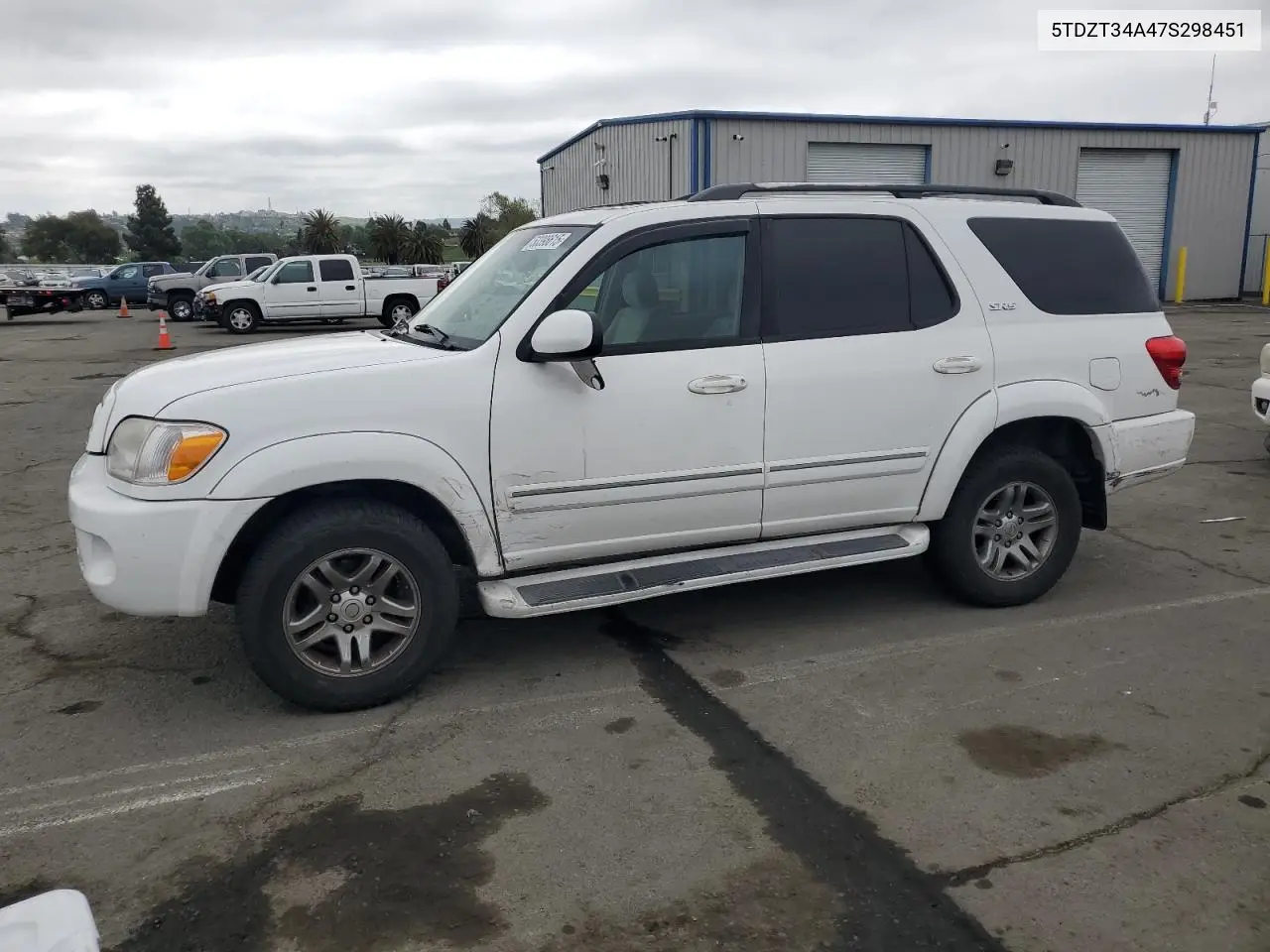 2007 Toyota Sequoia Sr5 VIN: 5TDZT34A47S298451 Lot: 53398615
