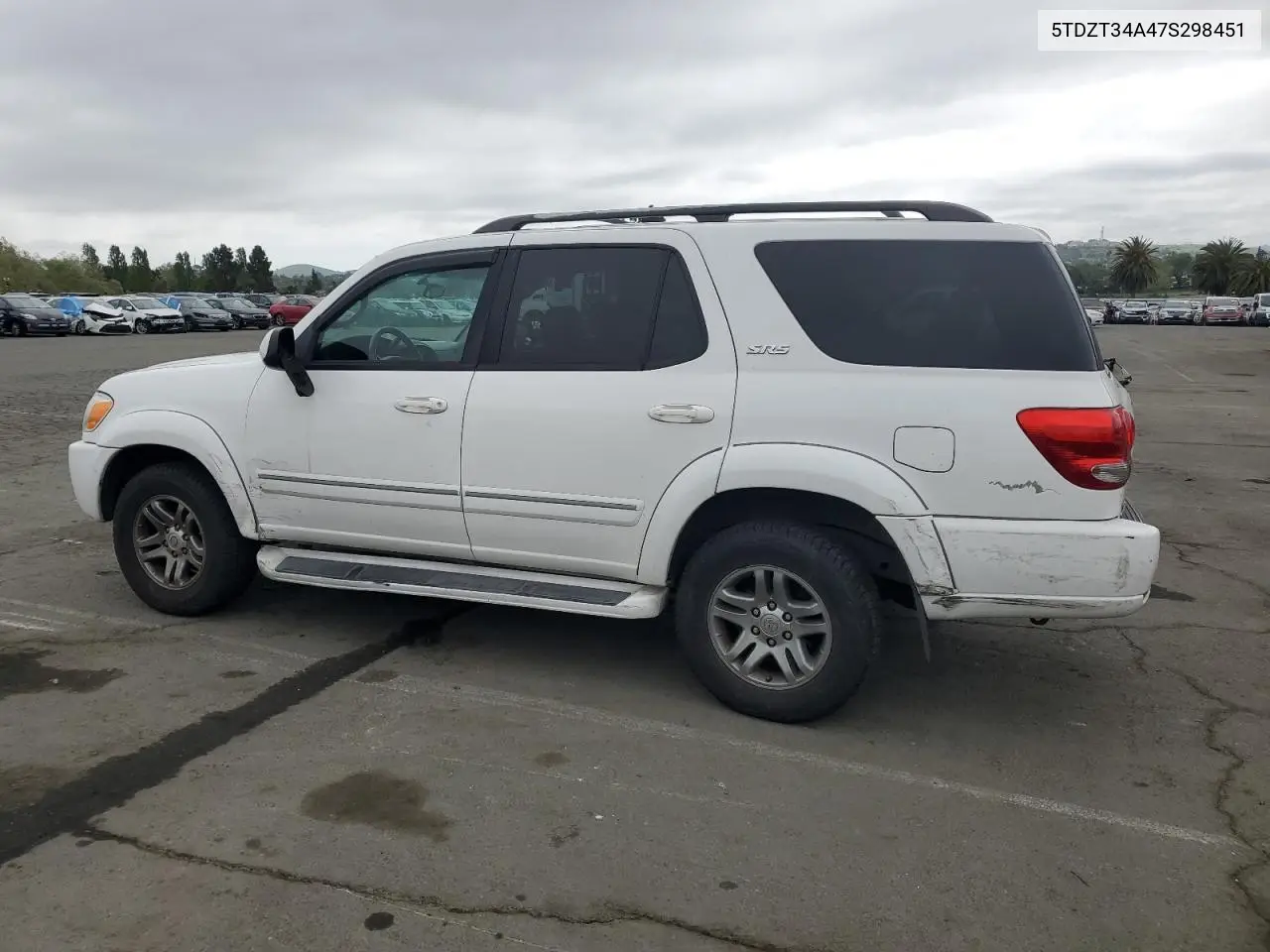 2007 Toyota Sequoia Sr5 VIN: 5TDZT34A47S298451 Lot: 53398615