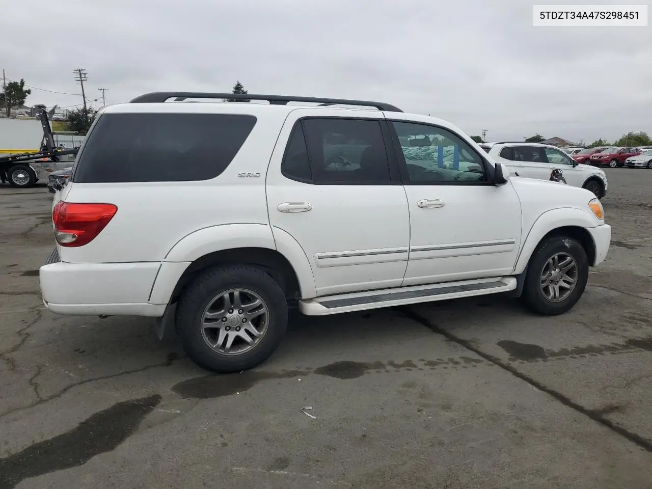 2007 Toyota Sequoia Sr5 VIN: 5TDZT34A47S298451 Lot: 53398615