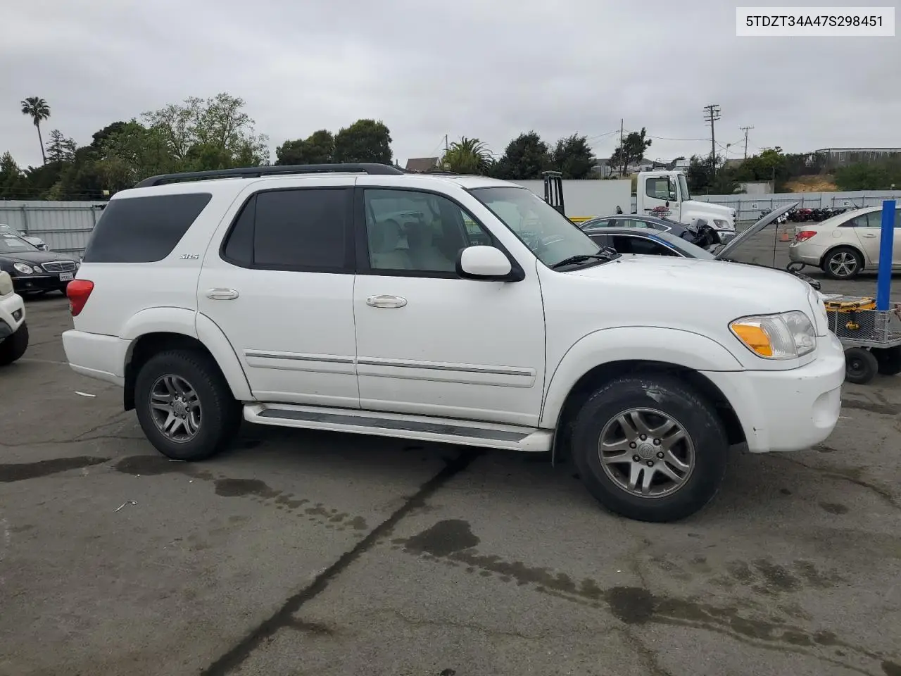 2007 Toyota Sequoia Sr5 VIN: 5TDZT34A47S298451 Lot: 53398615