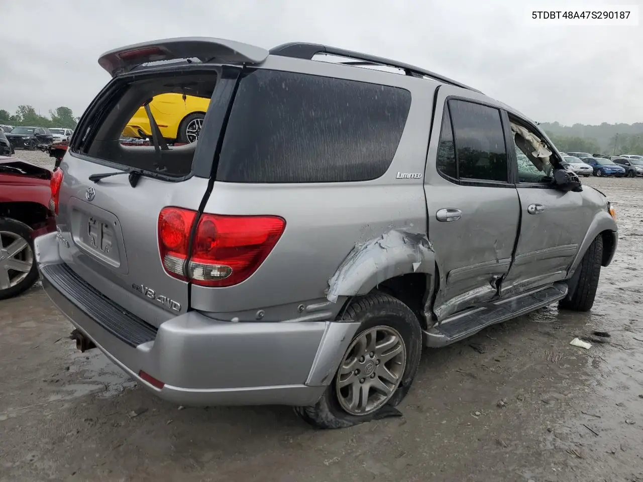 2007 Toyota Sequoia Limited VIN: 5TDBT48A47S290187 Lot: 56483535