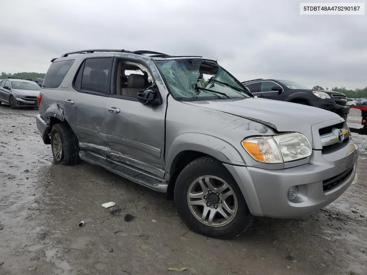2007 Toyota Sequoia Limited VIN: 5TDBT48A47S290187 Lot: 56483535