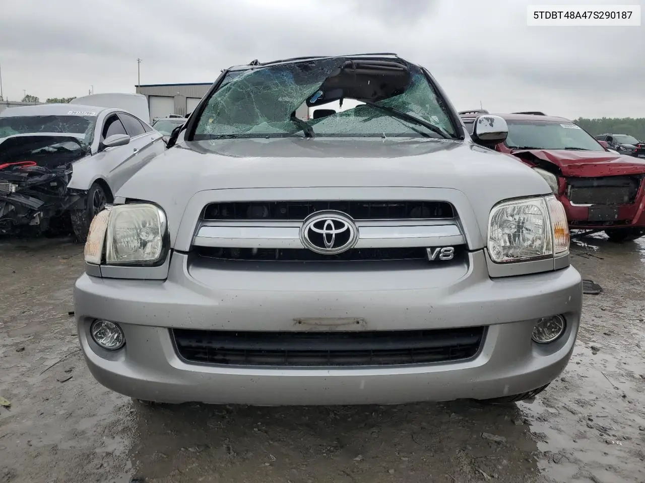 2007 Toyota Sequoia Limited VIN: 5TDBT48A47S290187 Lot: 56483535