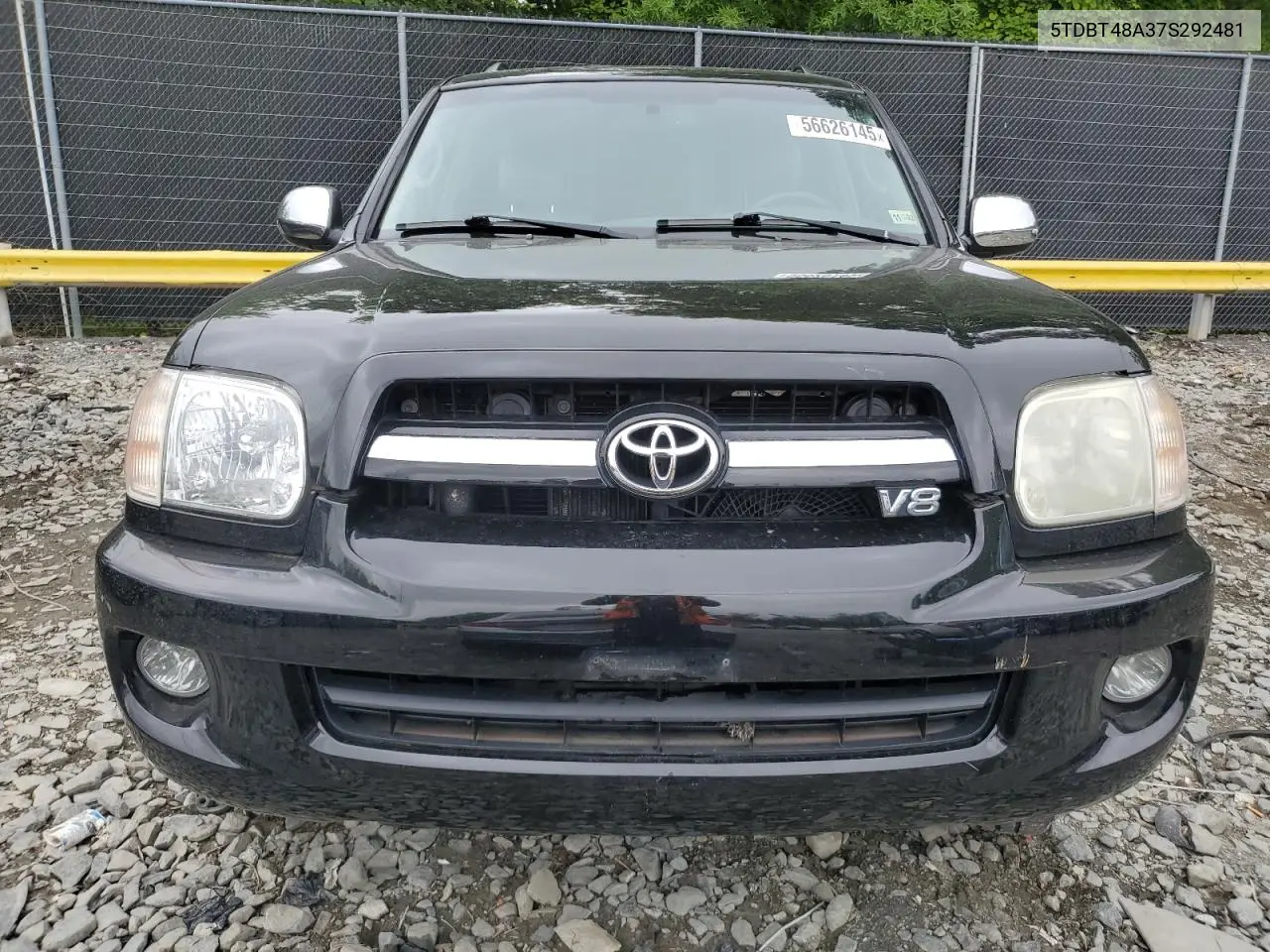 2007 Toyota Sequoia Limited VIN: 5TDBT48A37S292481 Lot: 56626145