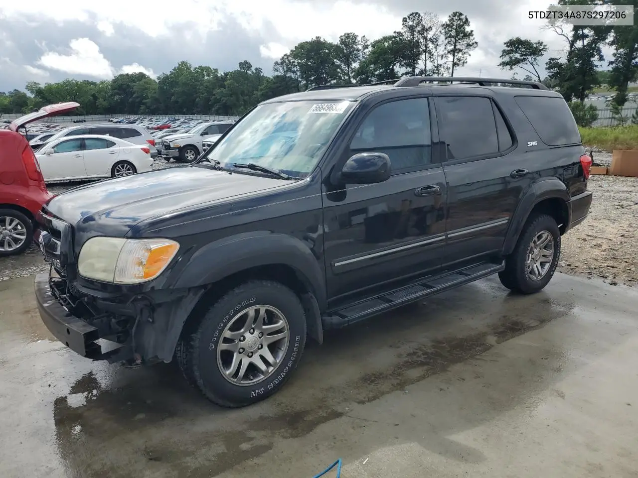 2007 Toyota Sequoia Sr5 VIN: 5TDZT34A87S297206 Lot: 56649635
