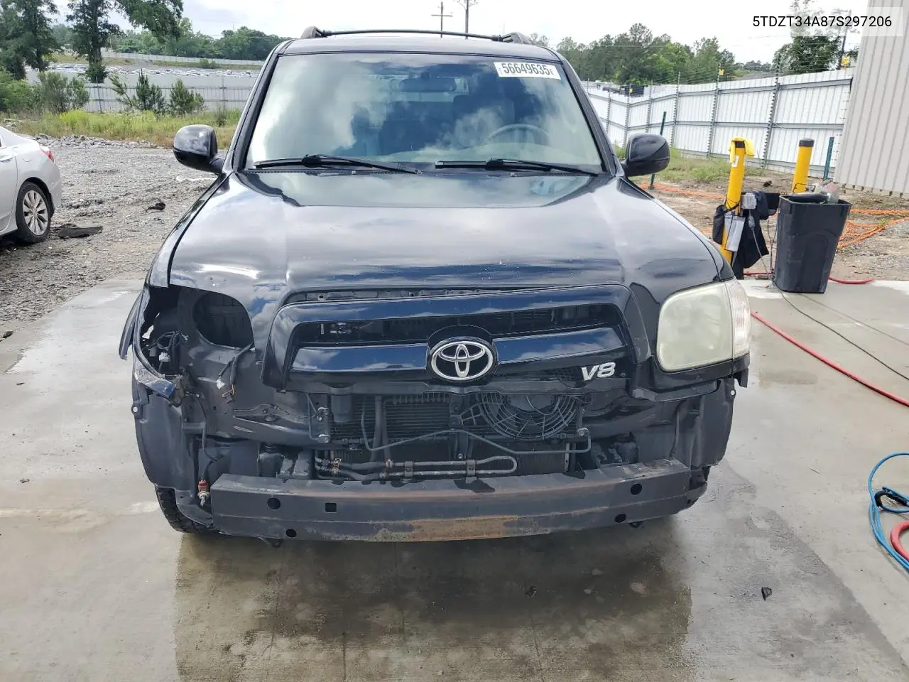 2007 Toyota Sequoia Sr5 VIN: 5TDZT34A87S297206 Lot: 56649635