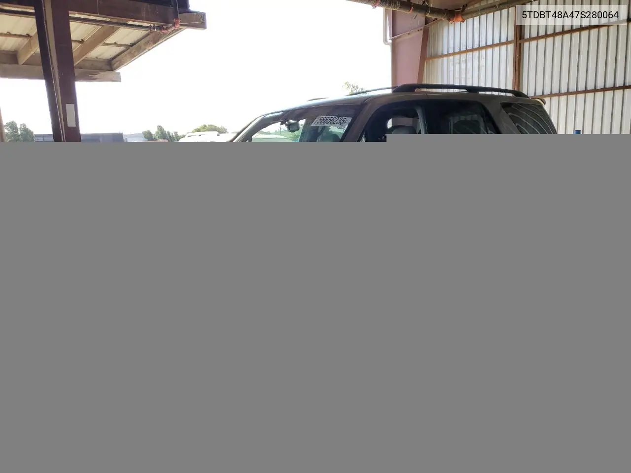 2007 Toyota Sequoia Limited VIN: 5TDBT48A47S280064 Lot: 56656235