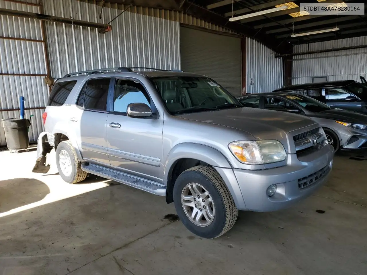2007 Toyota Sequoia Limited VIN: 5TDBT48A47S280064 Lot: 56656235