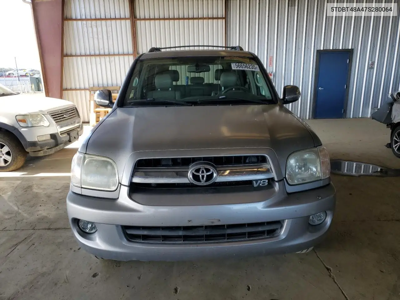 2007 Toyota Sequoia Limited VIN: 5TDBT48A47S280064 Lot: 56656235