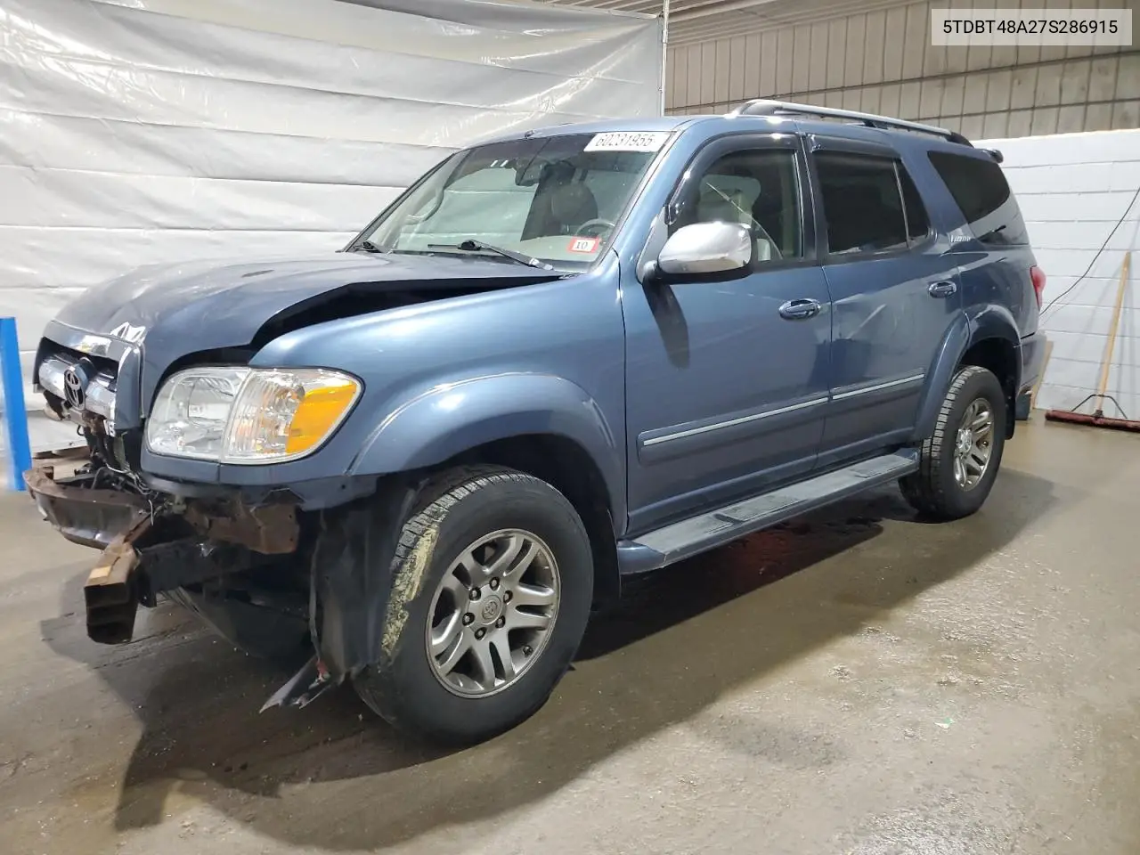 2007 Toyota Sequoia Limited VIN: 5TDBT48A27S286915 Lot: 60231955