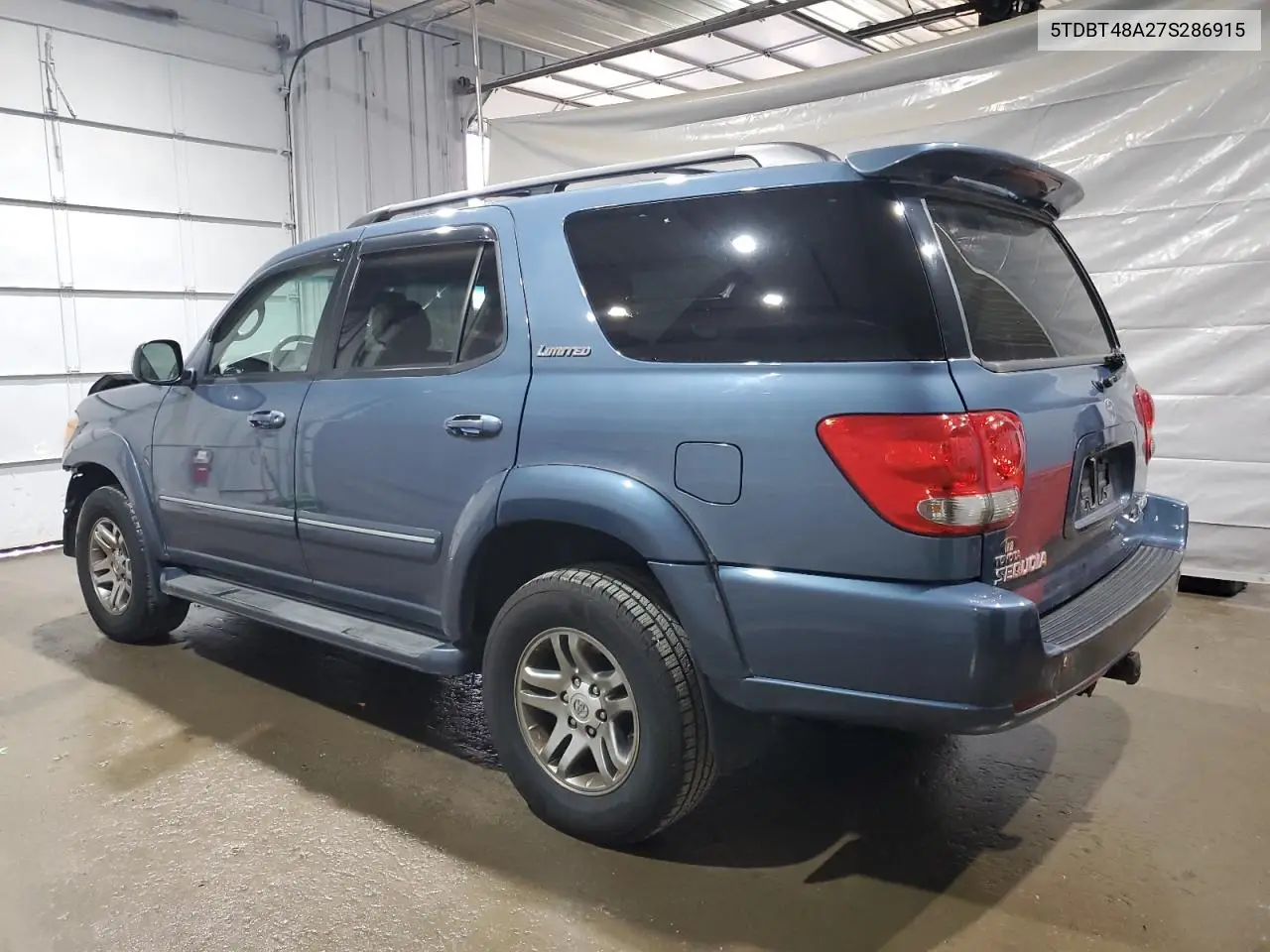 2007 Toyota Sequoia Limited VIN: 5TDBT48A27S286915 Lot: 60231955