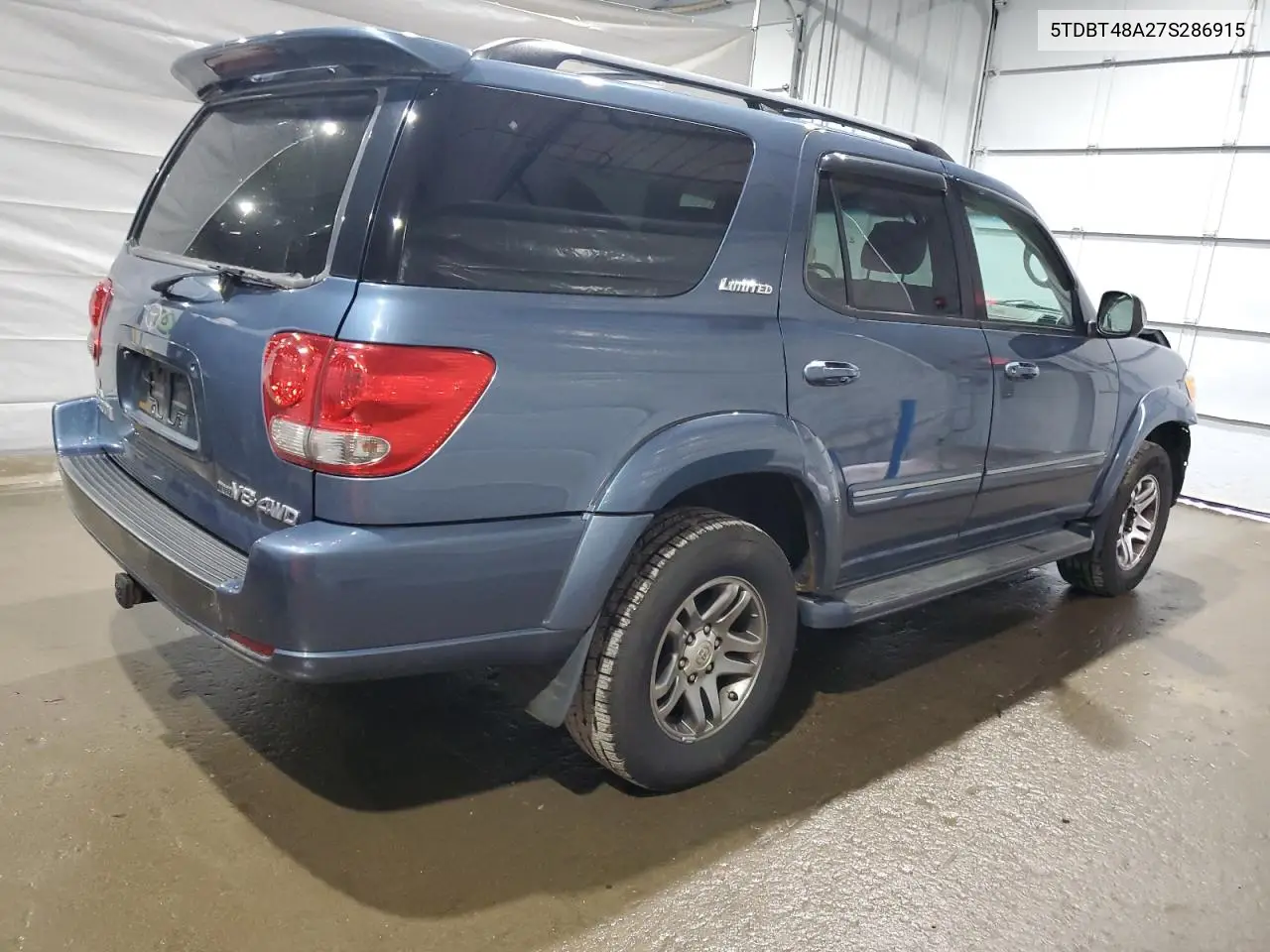 2007 Toyota Sequoia Limited VIN: 5TDBT48A27S286915 Lot: 60231955