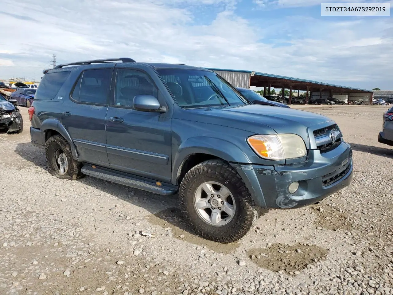 2007 Toyota Sequoia Sr5 VIN: 5TDZT34A67S292019 Lot: 61798845