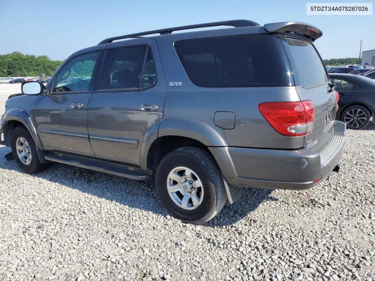 2007 Toyota Sequoia Sr5 VIN: 5TDZT34A07S287026 Lot: 62485385