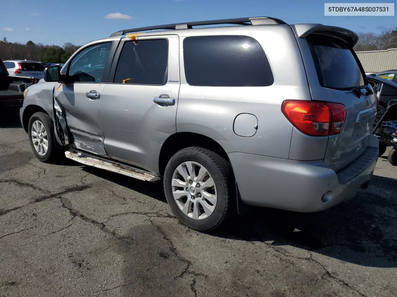 2008 Toyota Sequoia Platinum VIN: 5TDBY67A48S007531 Lot: 51474085