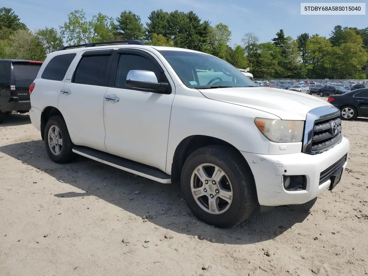2008 Toyota Sequoia Limited VIN: 5TDBY68A58S015040 Lot: 55879135