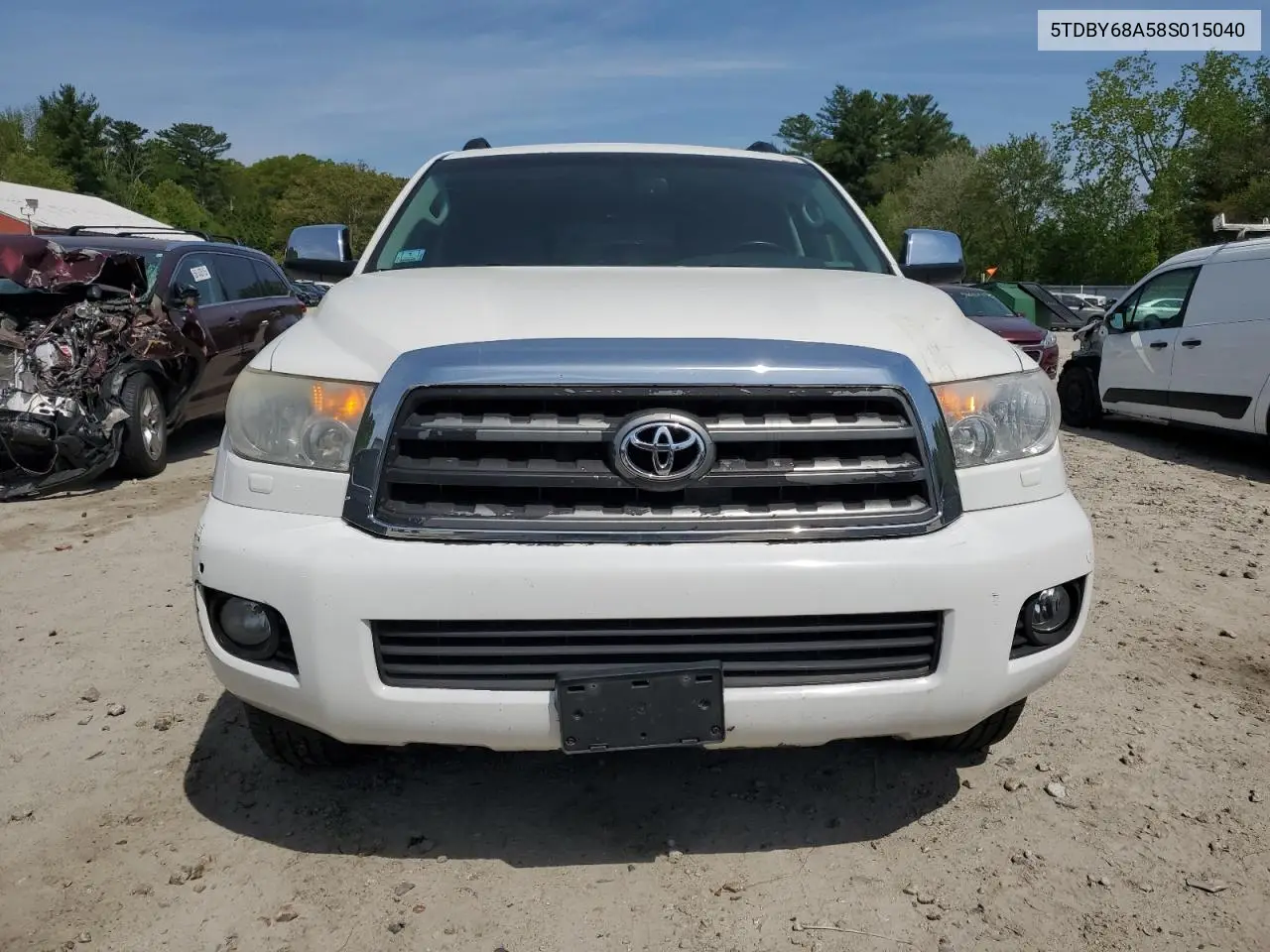 2008 Toyota Sequoia Limited VIN: 5TDBY68A58S015040 Lot: 55879135