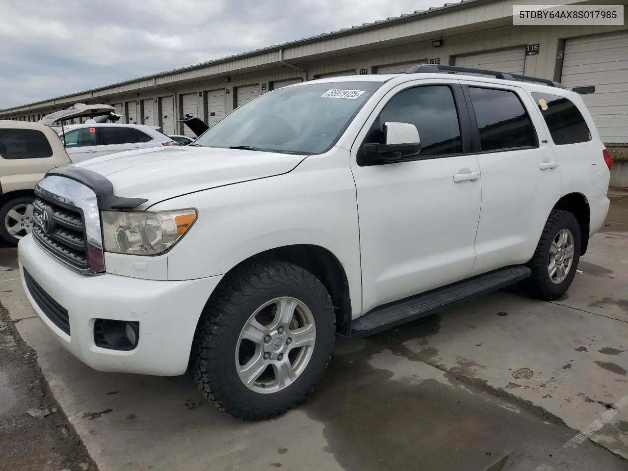 2008 Toyota Sequoia Sr5 VIN: 5TDBY64AX8S017985 Lot: 55979125