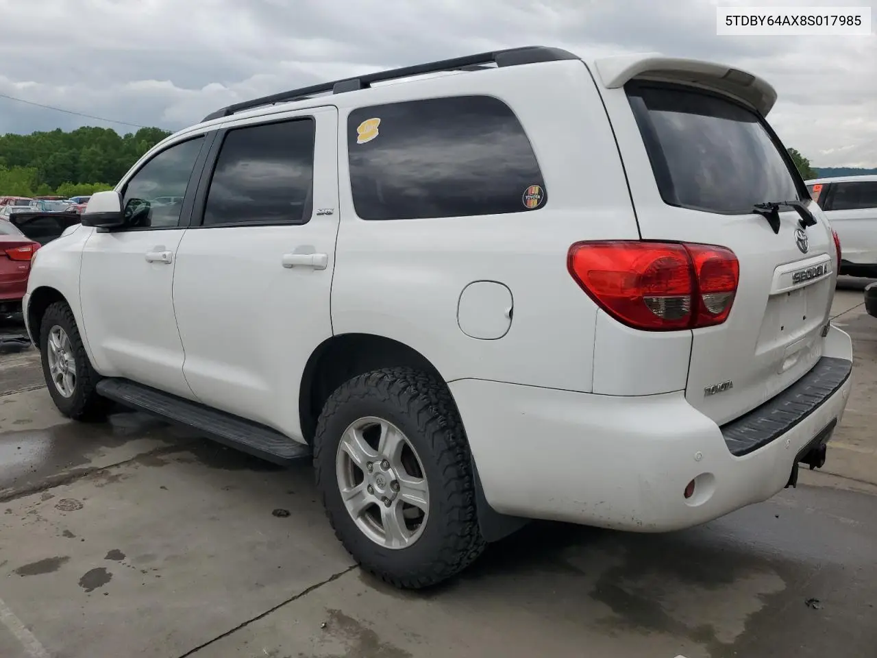 2008 Toyota Sequoia Sr5 VIN: 5TDBY64AX8S017985 Lot: 55979125