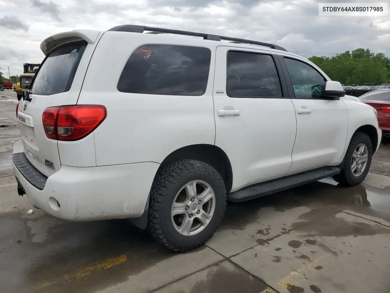 2008 Toyota Sequoia Sr5 VIN: 5TDBY64AX8S017985 Lot: 55979125