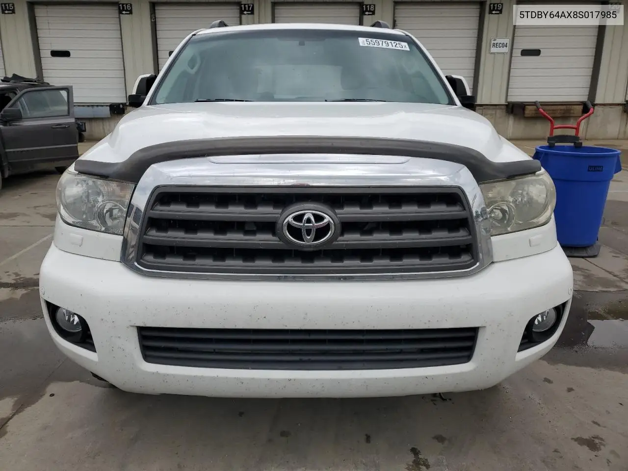 2008 Toyota Sequoia Sr5 VIN: 5TDBY64AX8S017985 Lot: 55979125