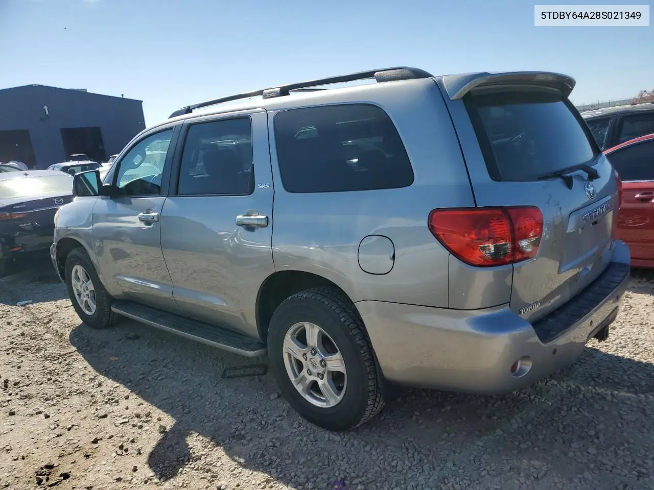 2008 Toyota Sequoia Sr5 VIN: 5TDBY64A28S021349 Lot: 56047935