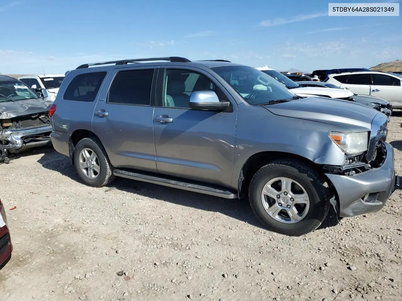 2008 Toyota Sequoia Sr5 VIN: 5TDBY64A28S021349 Lot: 56047935