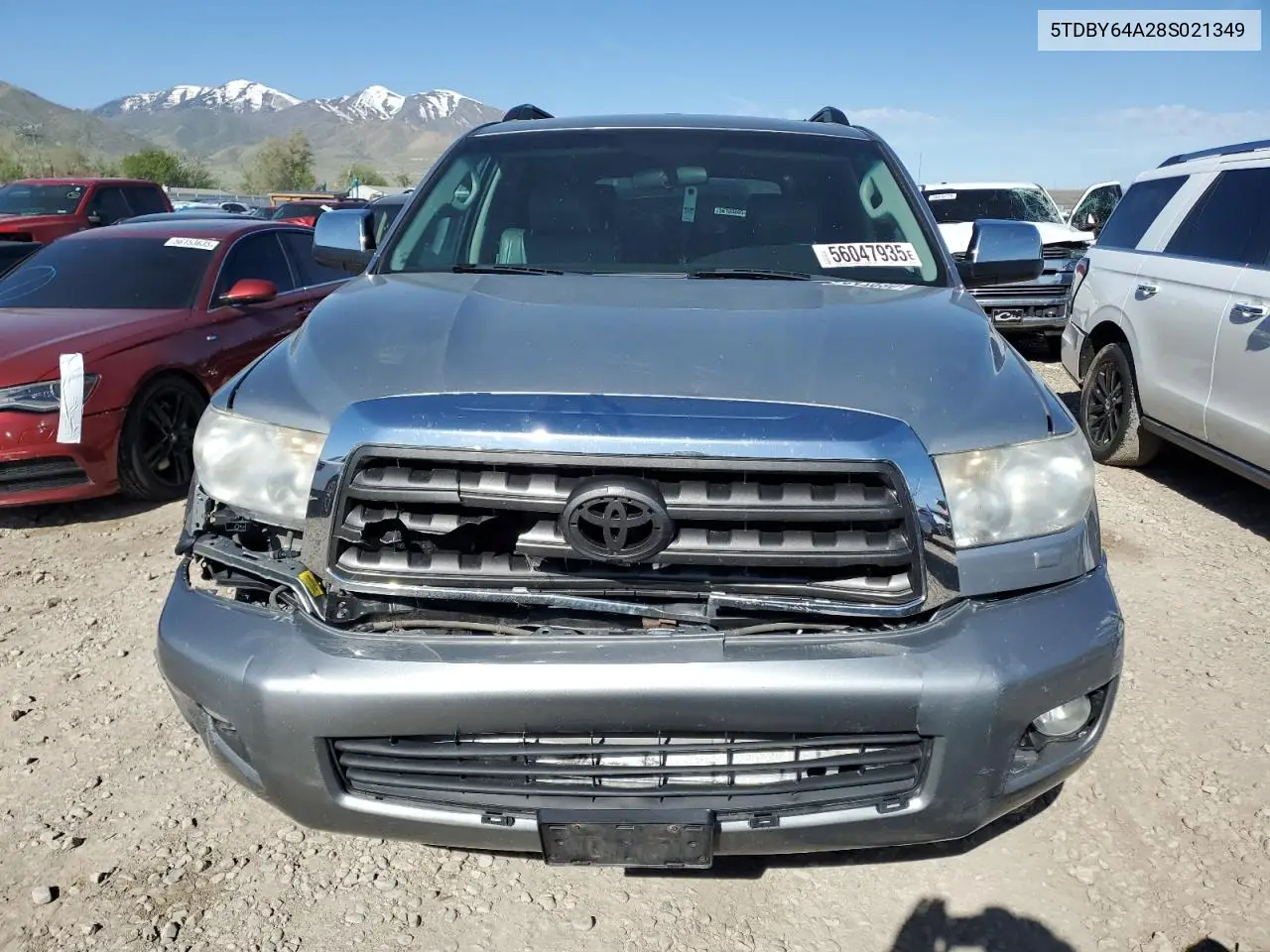 2008 Toyota Sequoia Sr5 VIN: 5TDBY64A28S021349 Lot: 56047935